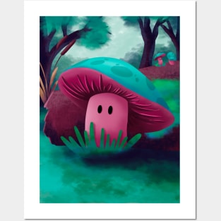 Schubert the Mushroom Posters and Art